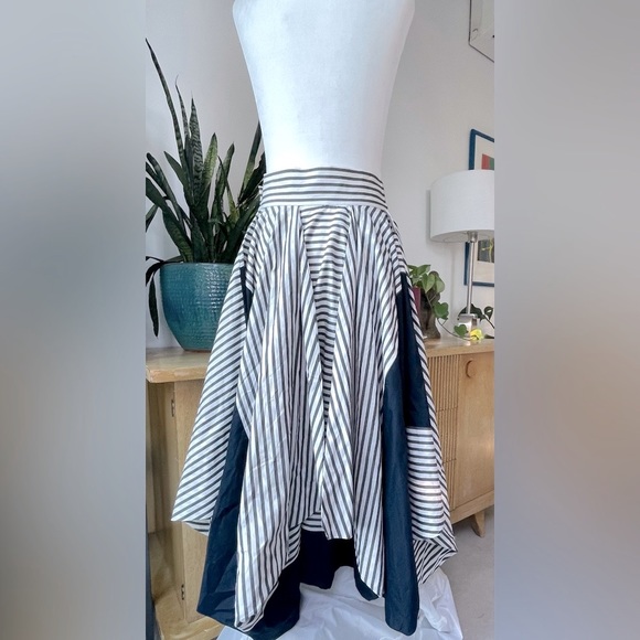 ISSEY MIYAKE kaleidoscope layered striped skirt size small - Picture 7 of 16